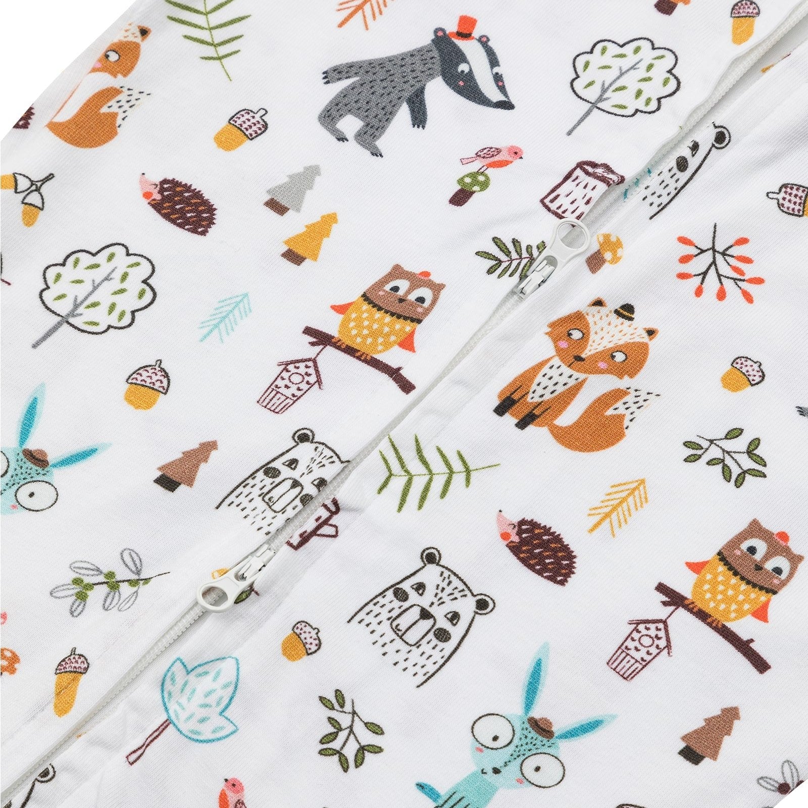 Forest Animal Wombi Babyschlafsack Nahaufnahme Zwei-Wege-Reißverschluss - Wombambino