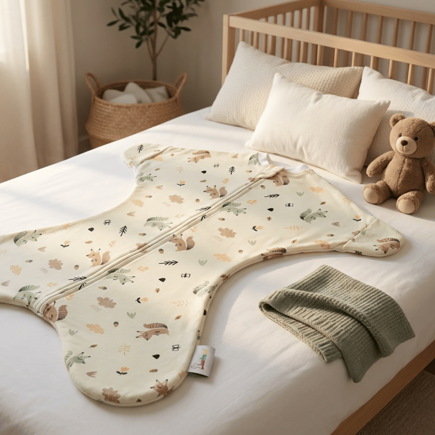 Babyschlafsack Sleepy Squirrel Wombi (1.5 TOG)